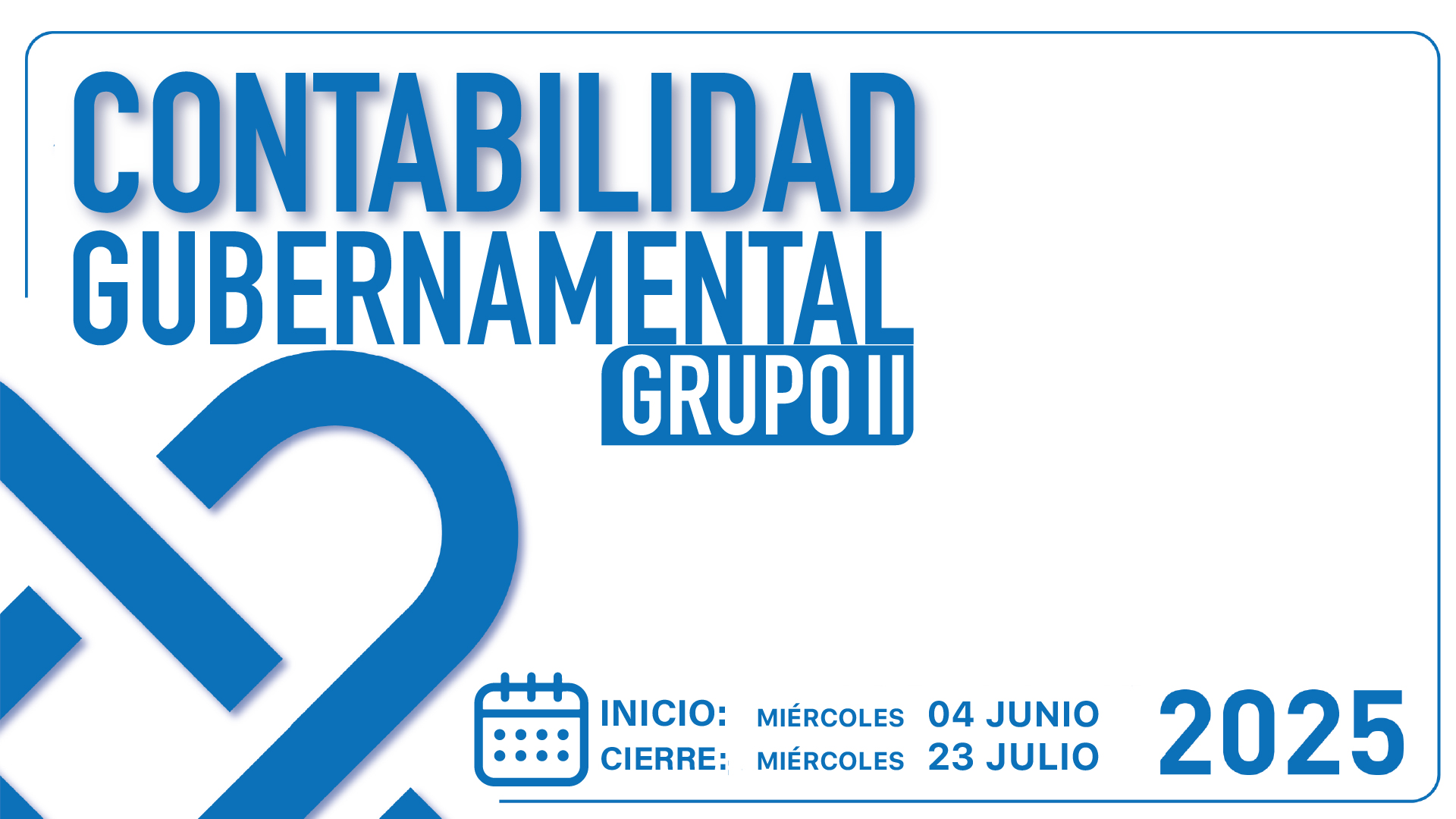 CONTABILIDAD GUBERNAMENTAL